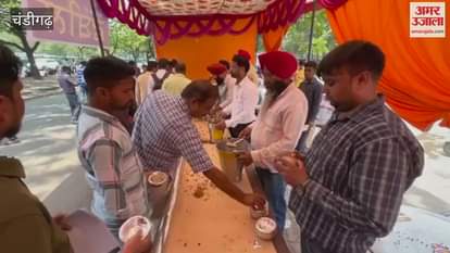 Chhabil set up on Nirjala Ekadashi in Chandigarh Sector 17