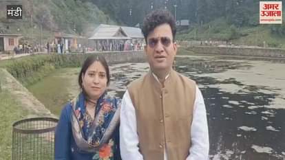 Mandi Delhi BJP MLA Ravi Negi paid obeisance at Kamrunaag temple