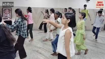 Children learnt dance and acting skills in cultural workshop in Sonipat