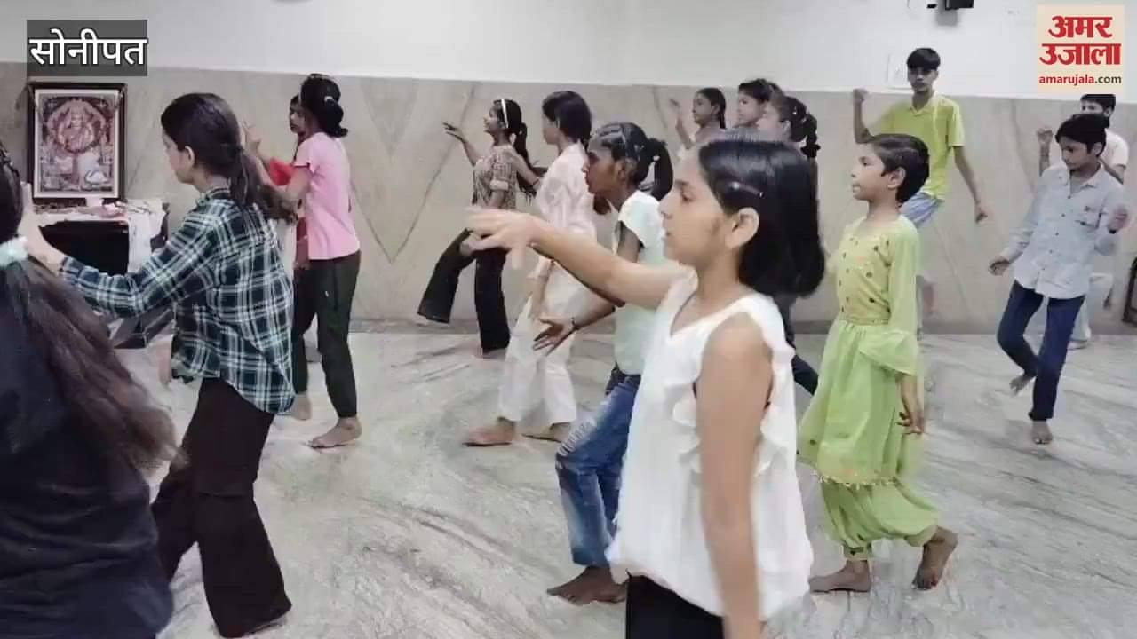 Children learnt dance and acting skills in cultural workshop in Sonipat