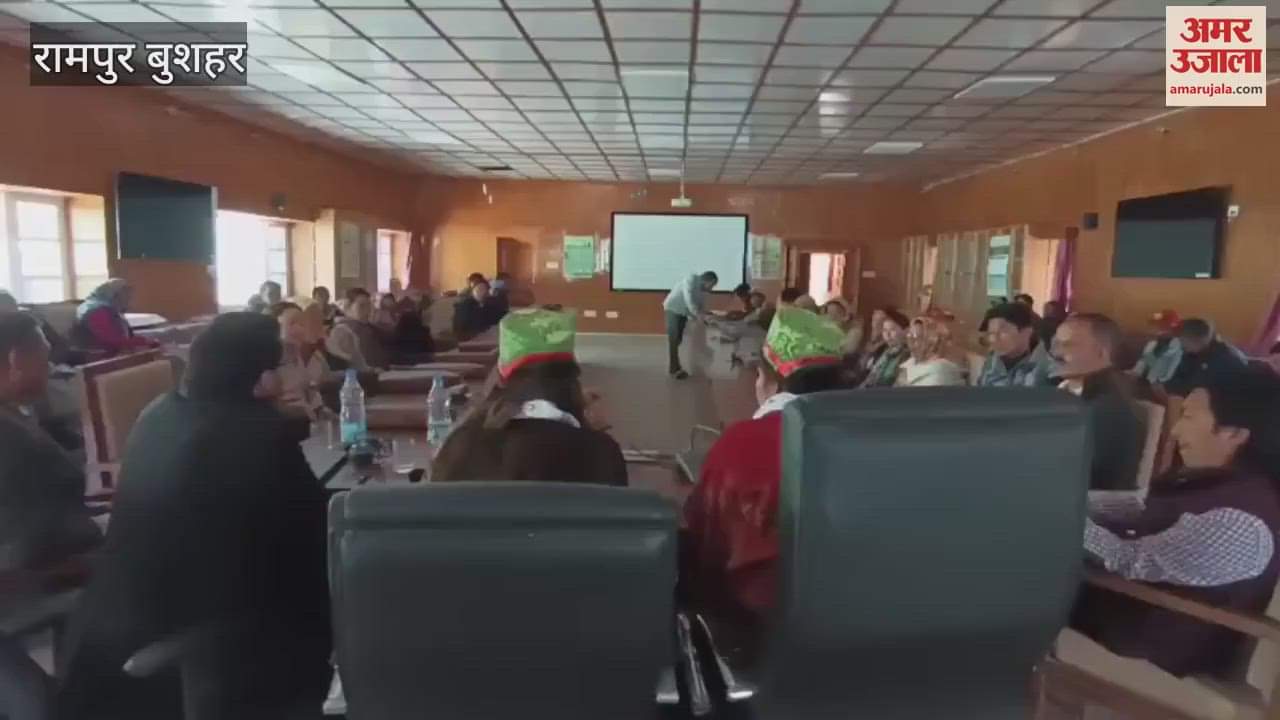 Rampur Bushahr One day PESA Act workshop organized presided over by Neeraj Chandla