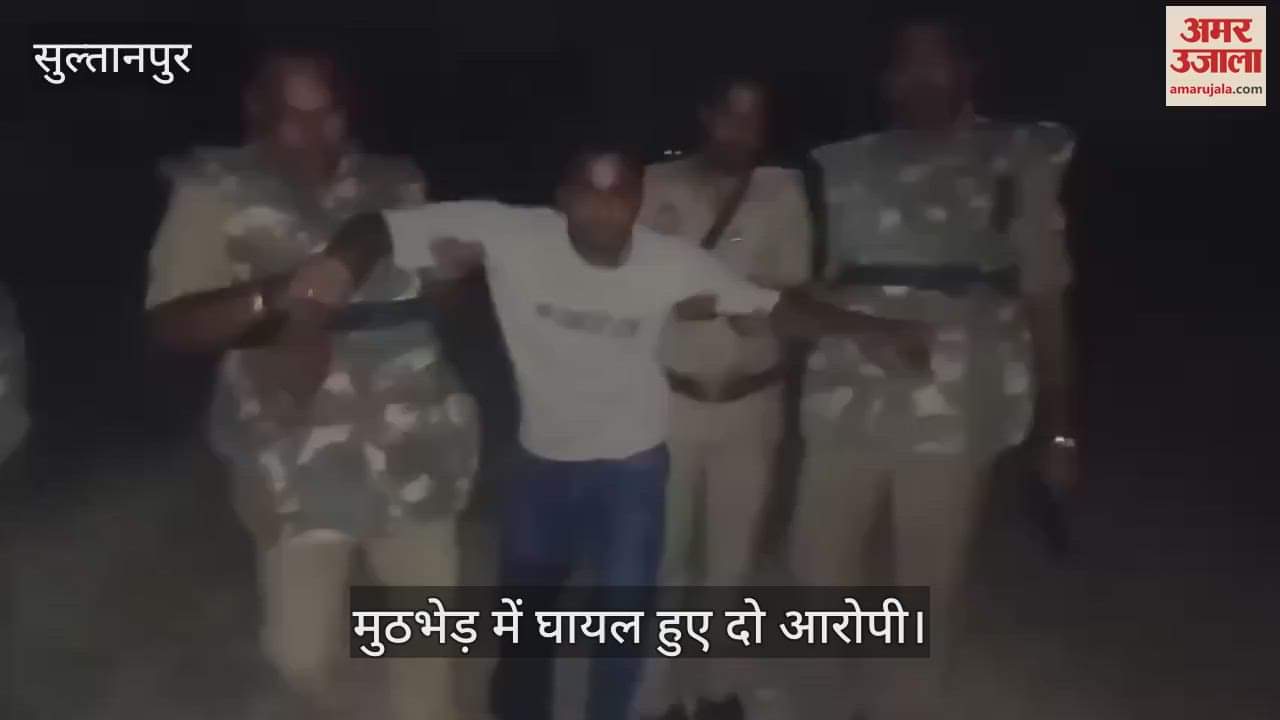 VIDEO: Sultanpur: गोकशी के आरोपियों की पुलिस से मुठभेड़, दो घायल