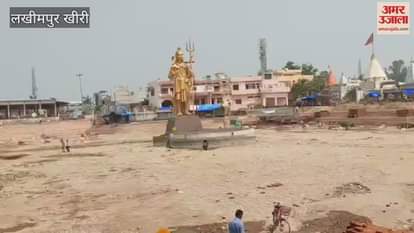 Construction work of Shiva temple corridor in Gola Gokarnath gains momentum