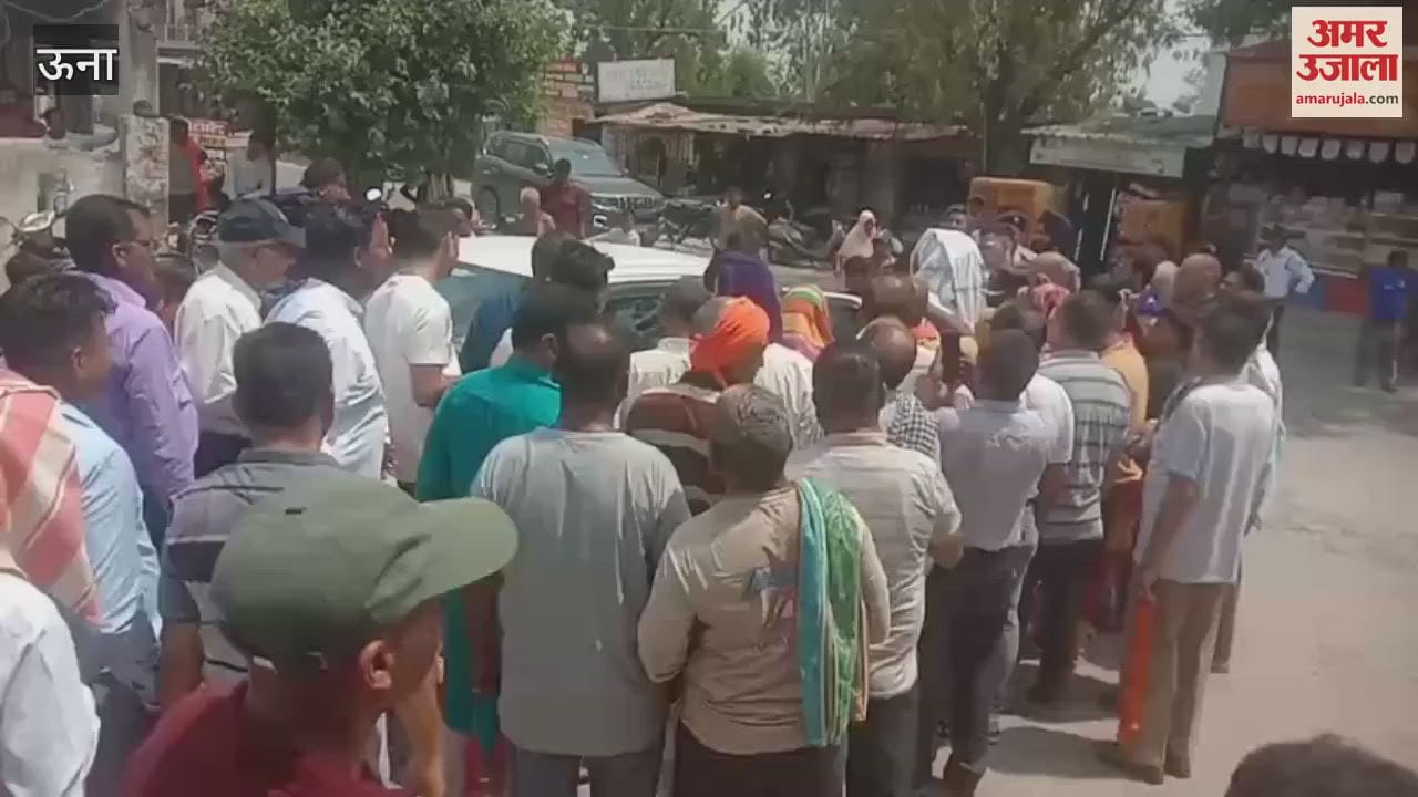 Una Brave soldier SI Beas Dev Sandhu given a grand welcome in village Bathu