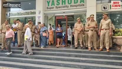 Protests going on Ghaziabad after death of a patient after hernia operation