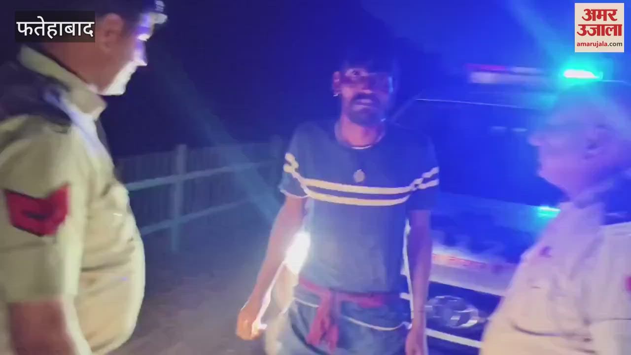 In Tohana, Fatehabad, the alertness of Dial 112 saved the life of a person