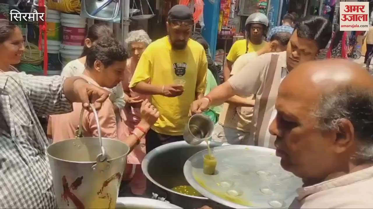 Sirmaur Kheda Mandir Committee organized a feast in Bada Chowk
