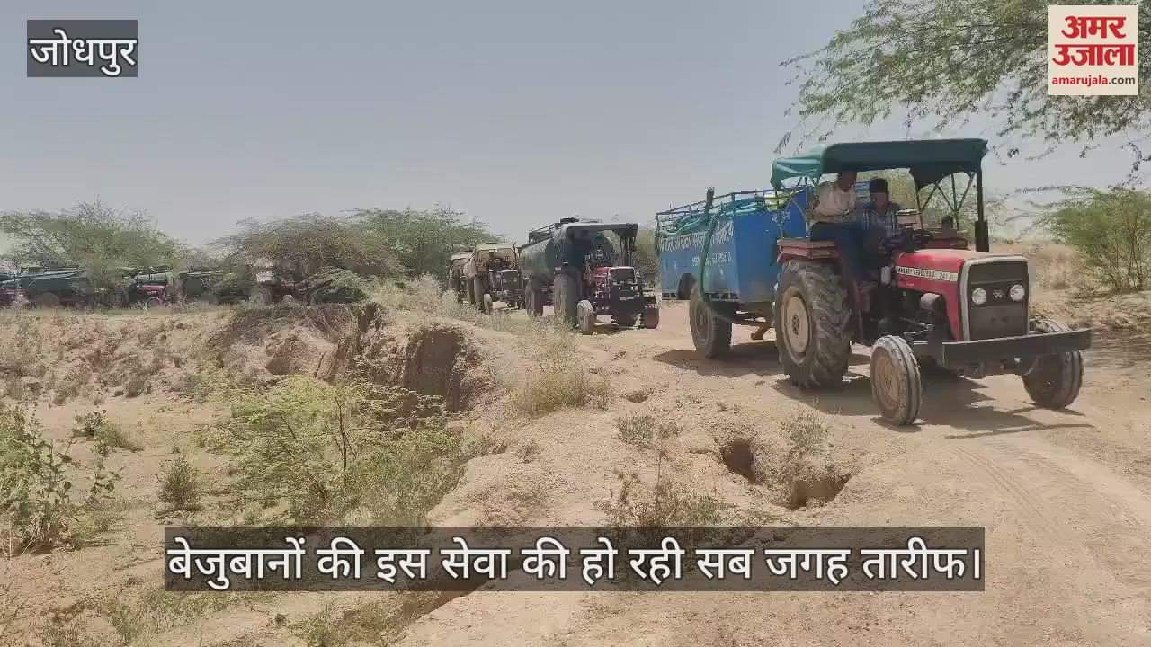 Jodhpur News: Tanker Union delivered water to Gaushala for animals, getting appreciation from all sides