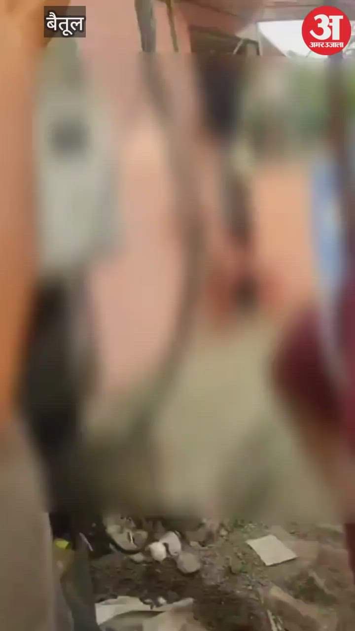 Betul Viral Video: Woman beats girl for talking to her husband, video goes viral