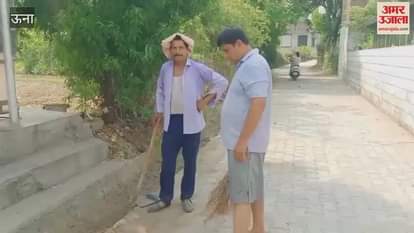 Una Local people launched drain cleaning campaign in Baduhi