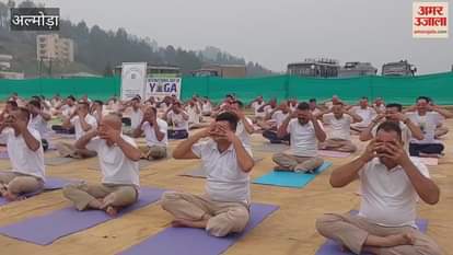 Yoga camp continues in ITBP in almora