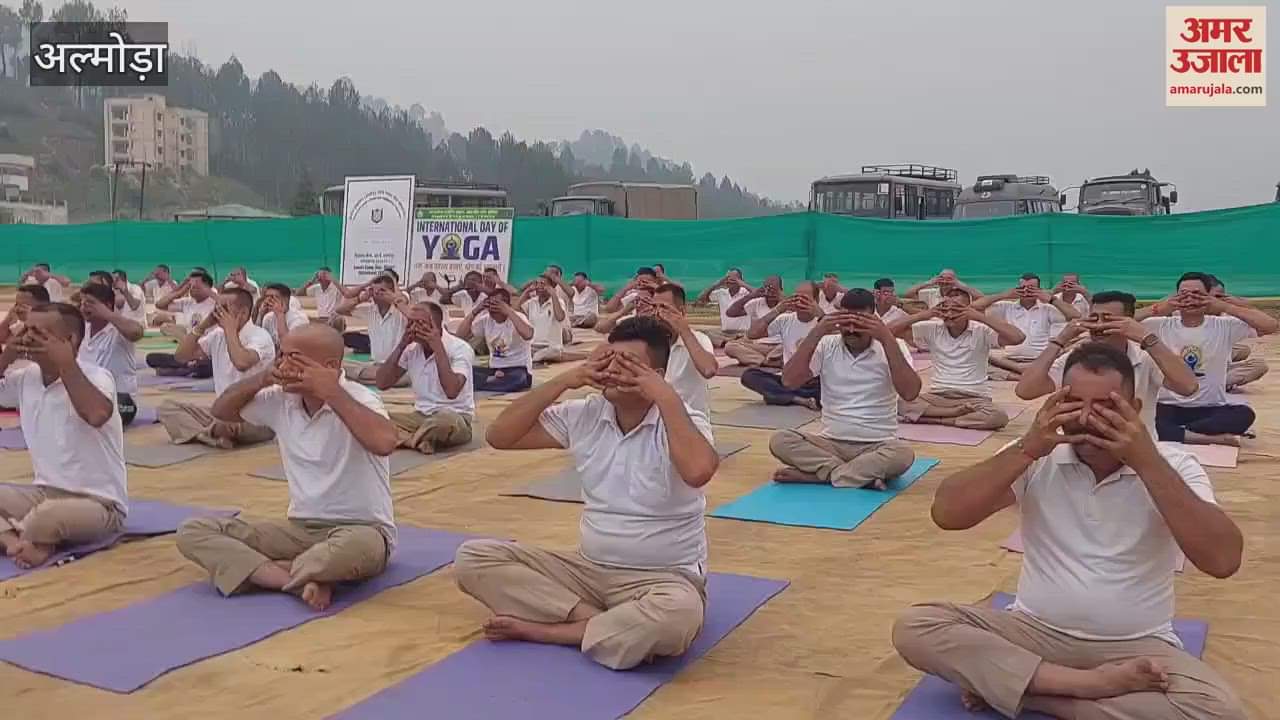Yoga camp continues in ITBP in almora