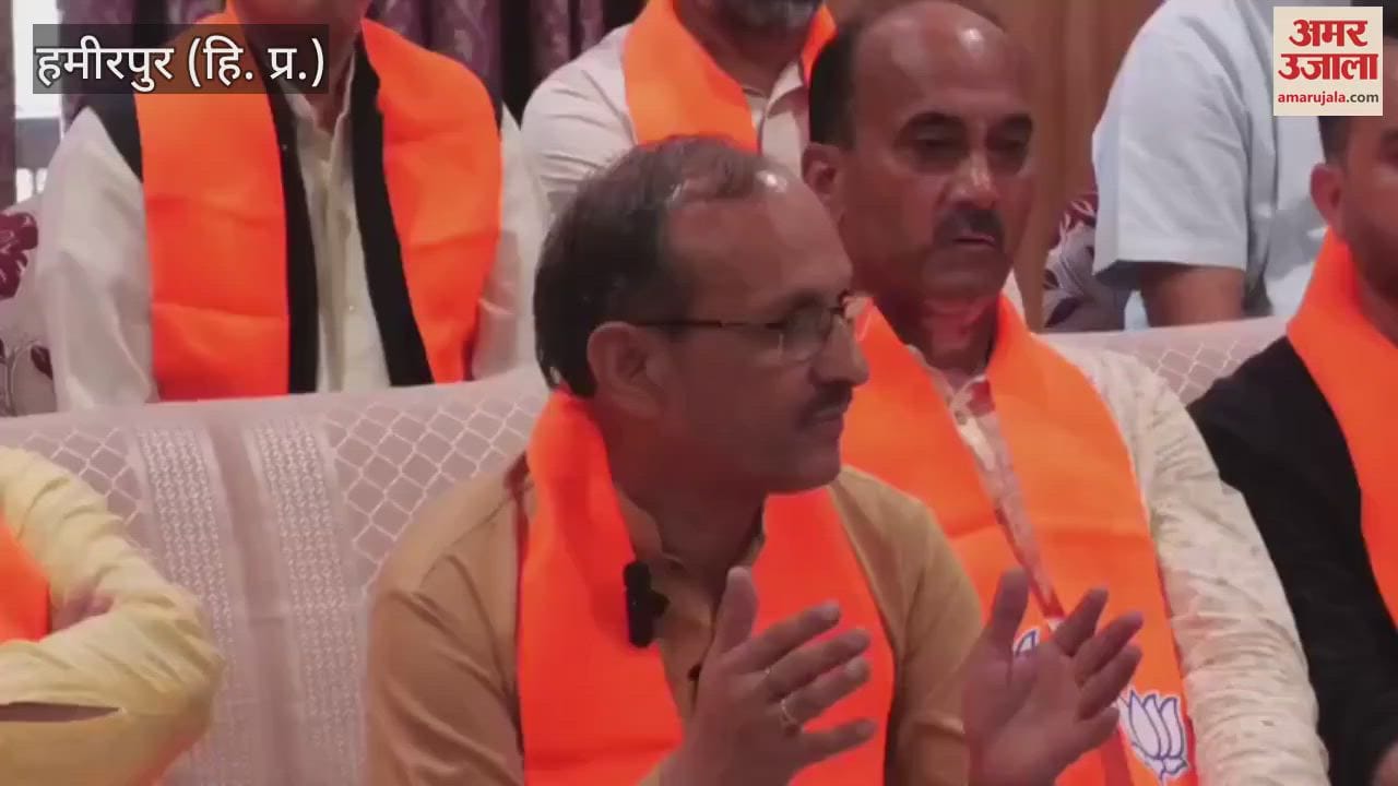 Hamirpur Satpal Satti said As soon as Modi government was formed the country gained momentum in development every section of society progressed