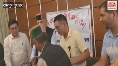 Rampur Bushahr Assistive devices distributed to disabled and senior citizens