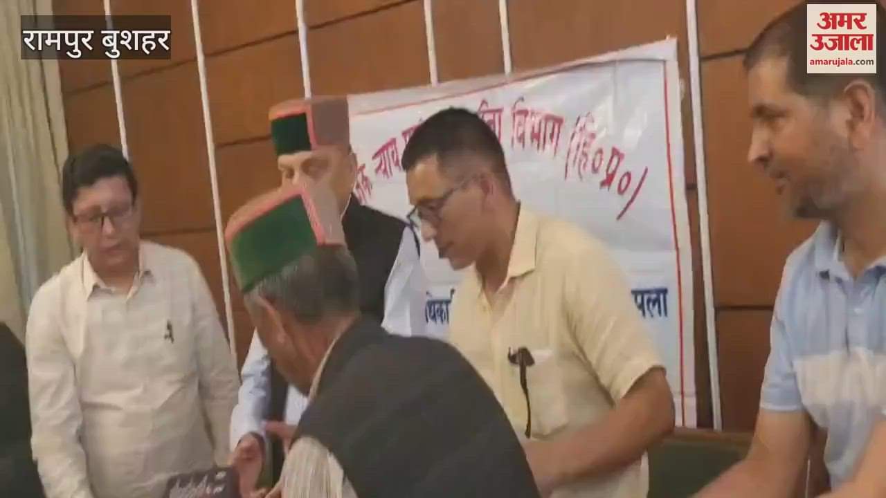 Rampur Bushahr Assistive devices distributed to disabled and senior citizens