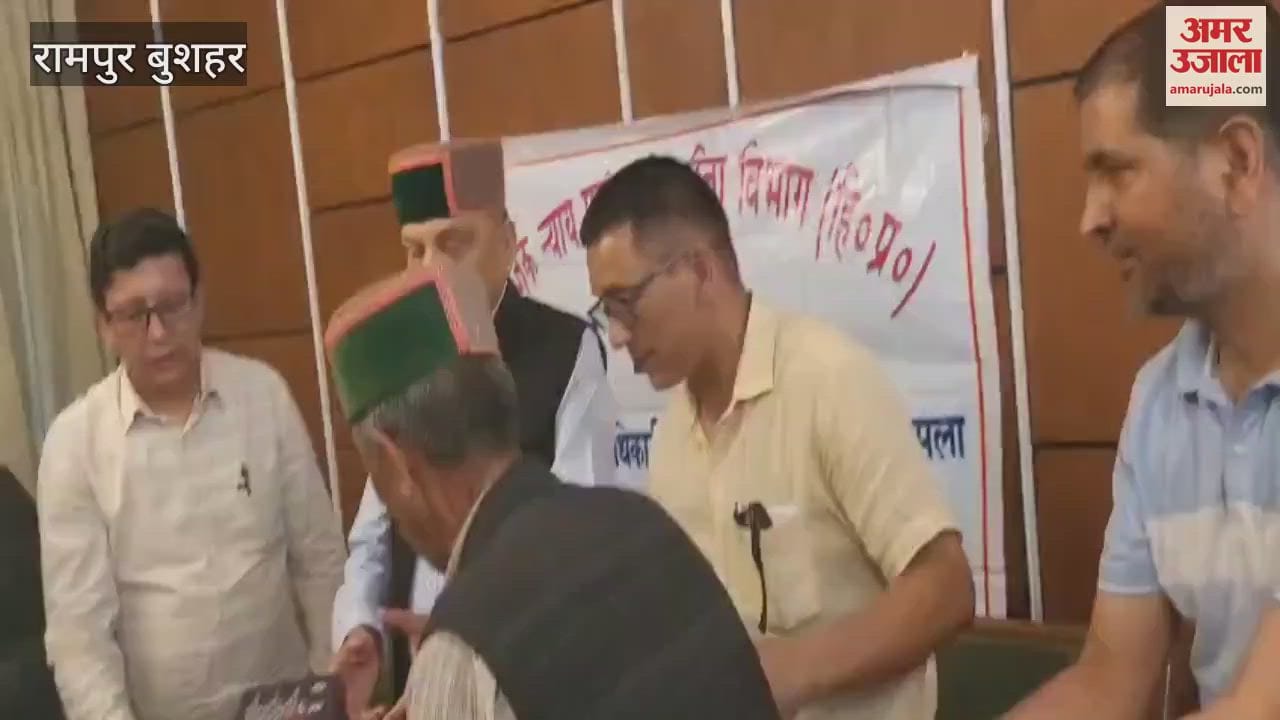 Rampur Bushahr Assistive devices distributed to disabled and senior citizens