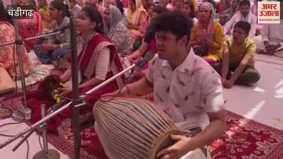 Kirtan on Dev Snan Poojan at Jagannath Temple, Chandigarh