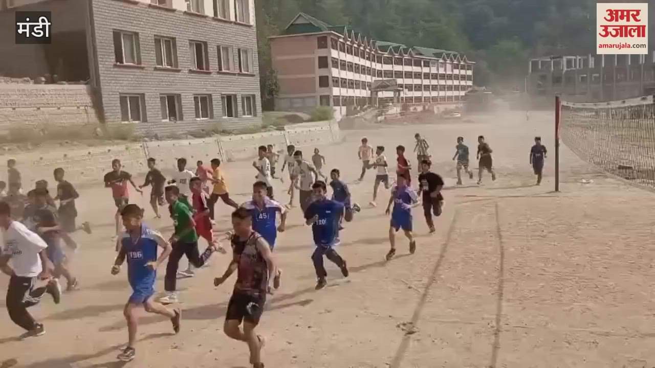 Mandi Three hundred children ran against drug abuse in Dharampur