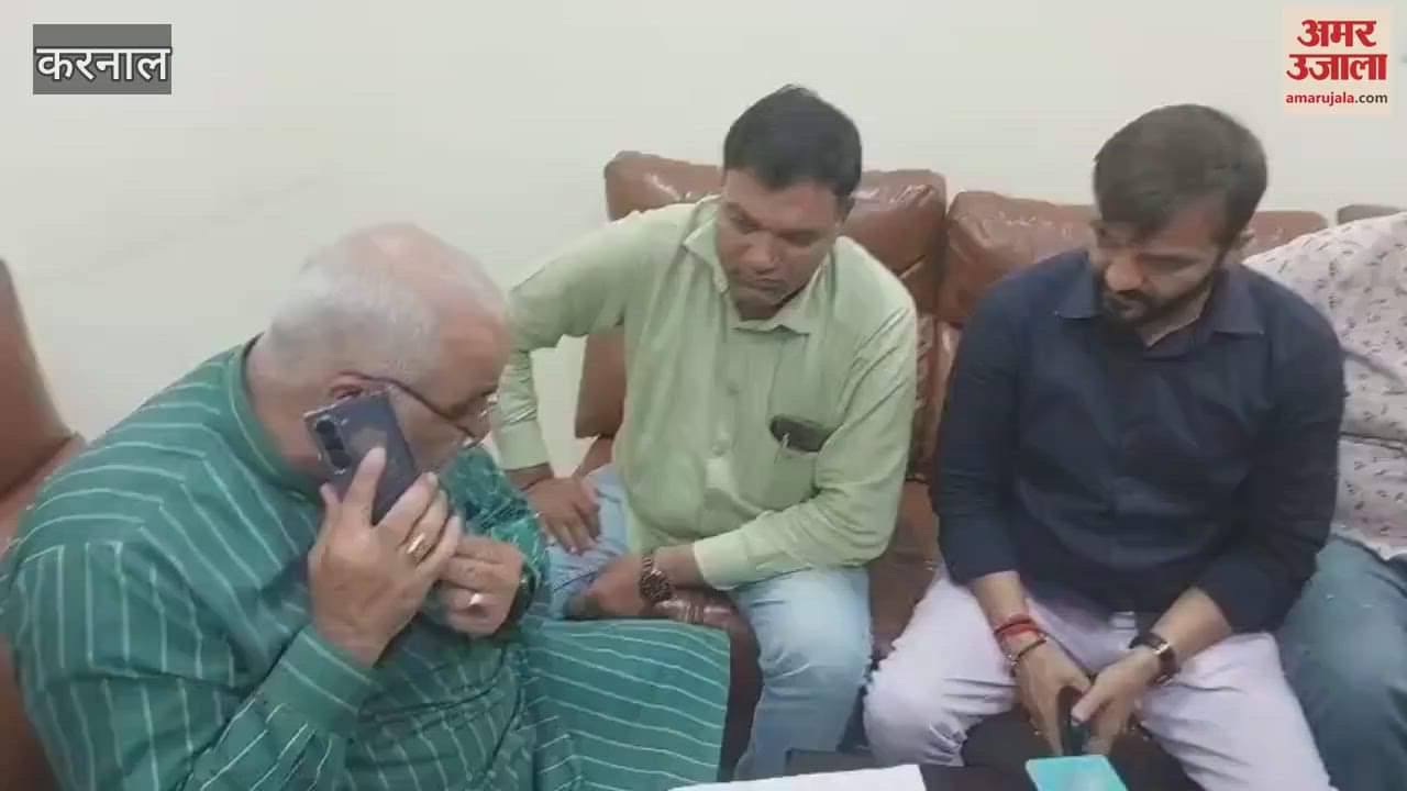 MLA Jagmohan Anand heard the problems of the people in Karnal