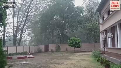 Heavy rain in Bijnor, relief from scorching heat, beneficial for crops