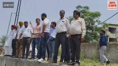 Officers in action after minister inspection in Ambala