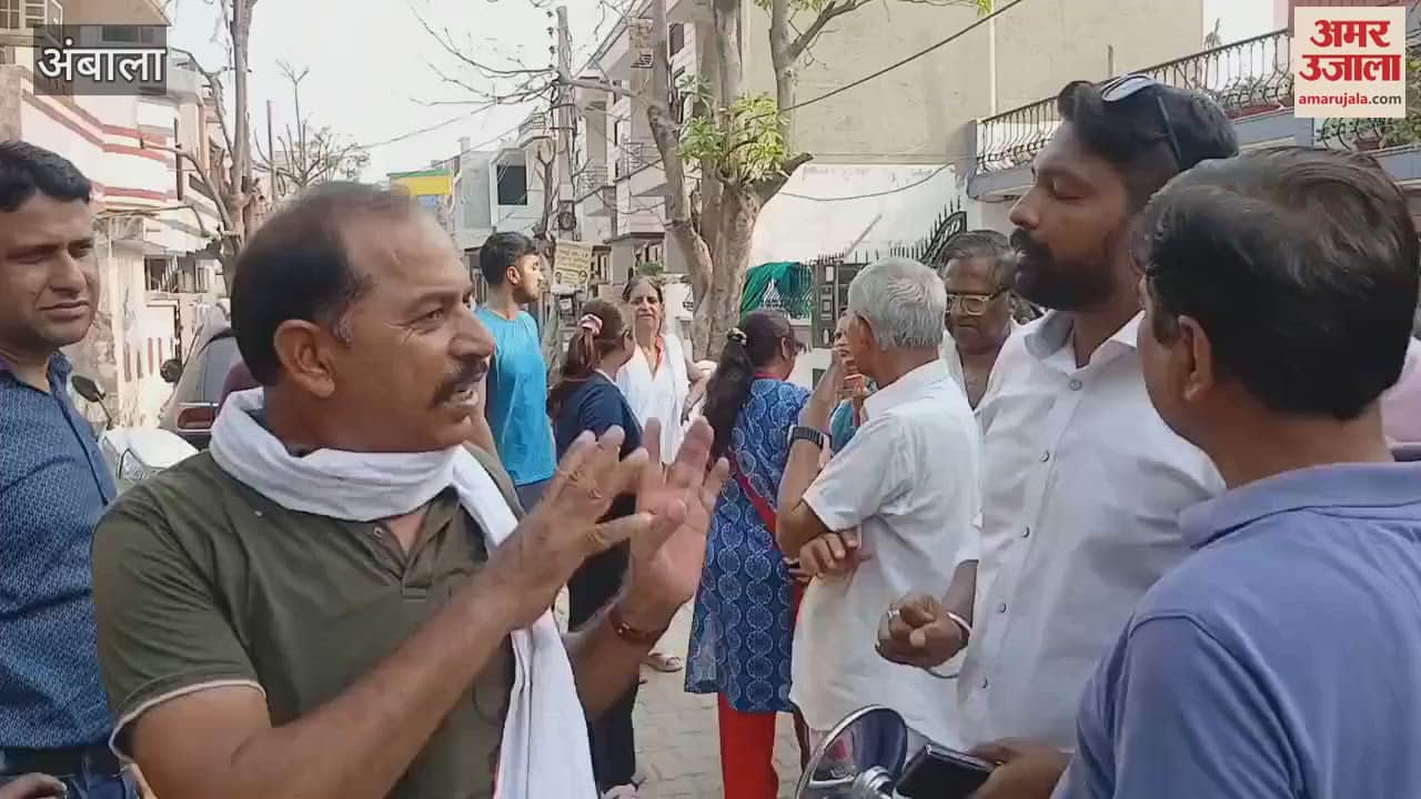 Dispute between BJP and independent councillor over drainage of dirty water in Ambala