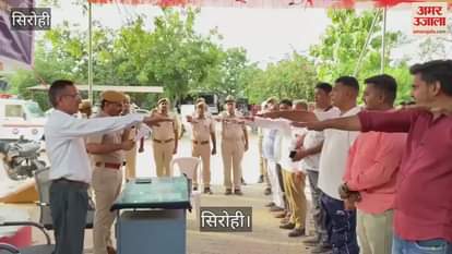 the public was made to take an oath not to consume drugs at police stations and posts across the district