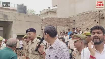 Many houses collapsed in Mathura due to landslide