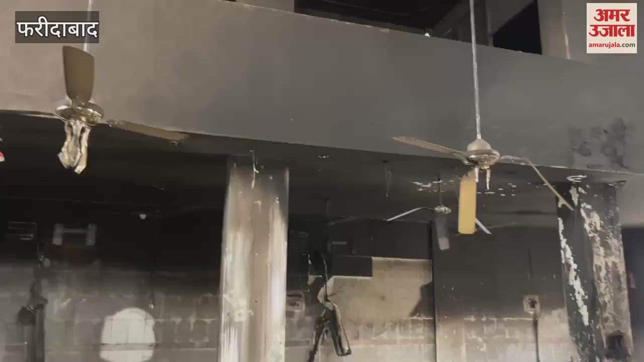 A Gurudwara caught fire in Faridabad due to short circuit in music system