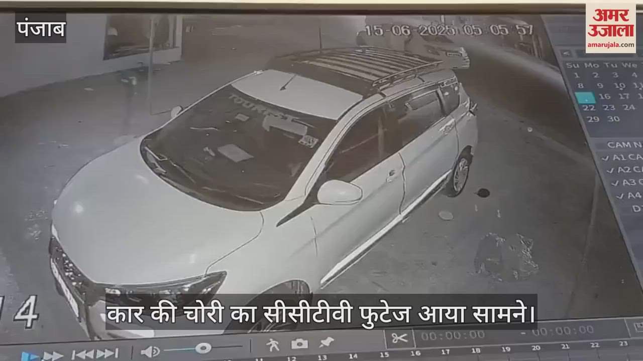 CCTV footage of car theft