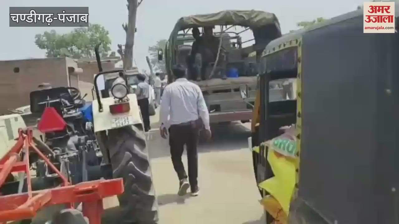 Forest department officials arrived in Hazara Singh village in Ferozepur to take possession of the land