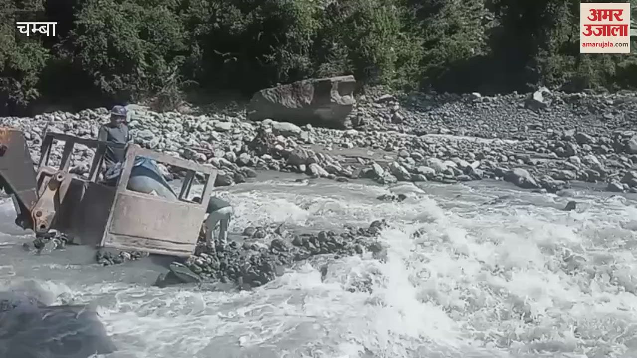 Chamba Dog was stuck in Chanju drain for several hours this is how it was successfully rescued