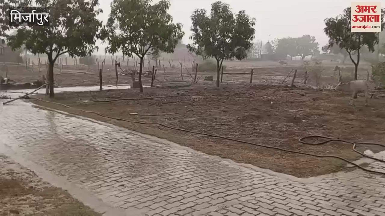 Rain and storm in many areas of Mirzapur relief from heat see VIDEO