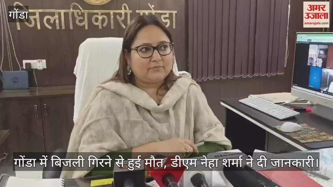 गोंडा में बिजली गिरने से हुई मौत, डीएम नेहा शर्मा ने दी जानकारी
