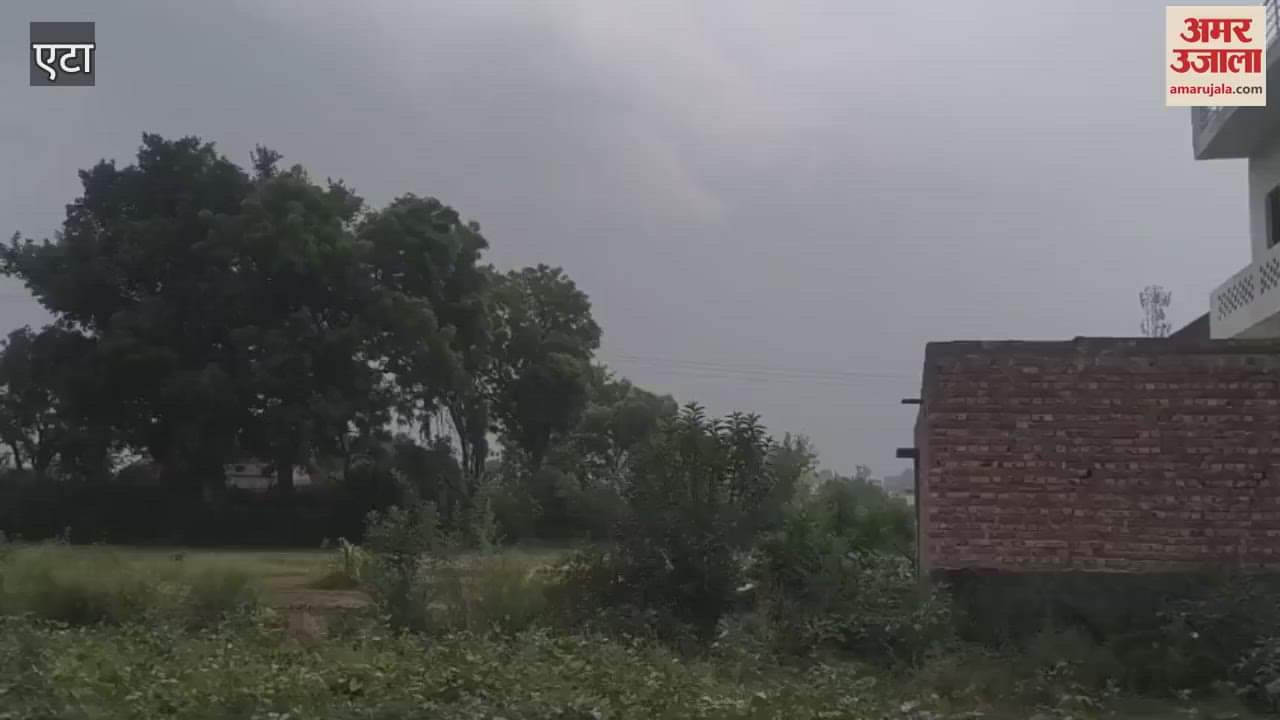 Weather became pleasant after drizzling rain in Etah