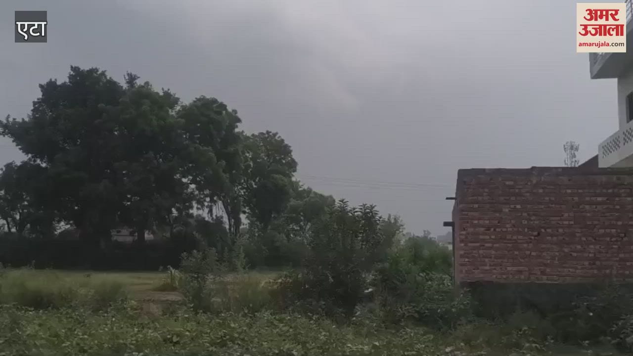Weather became pleasant after drizzling rain in Etah
