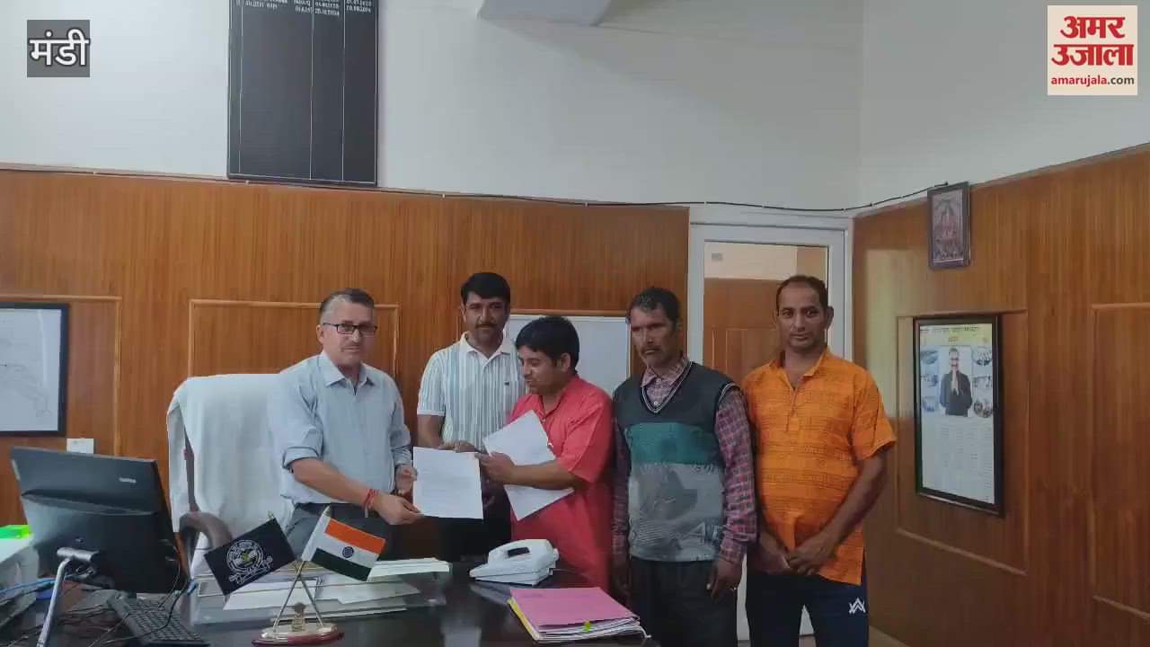 Mandi The Democratic Youth Congress of India Kisan Sabha and CITU jointly submitted a memorandum of demands
