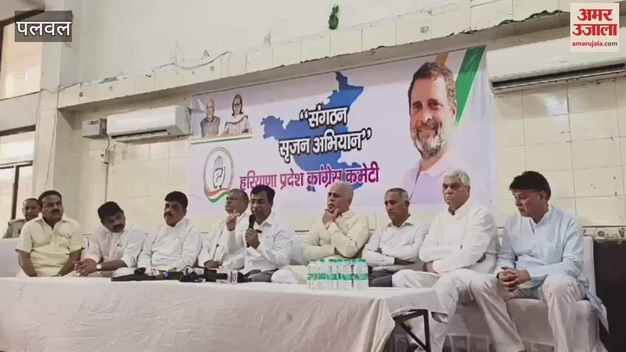 Discussion took place in Palwal regarding the appointment of Congress District President and organization creation campaign