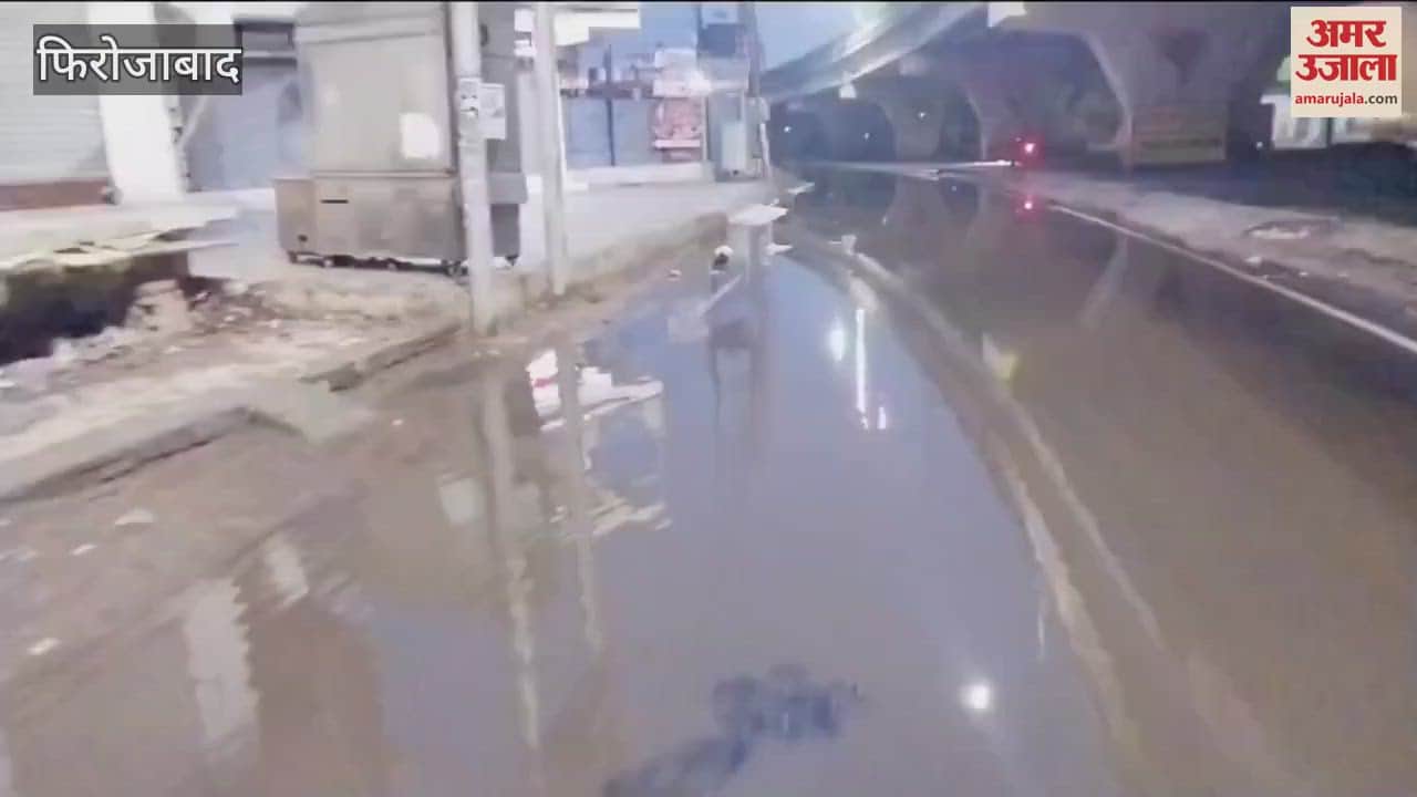 Situation after rain in Firozabad, roads submerged