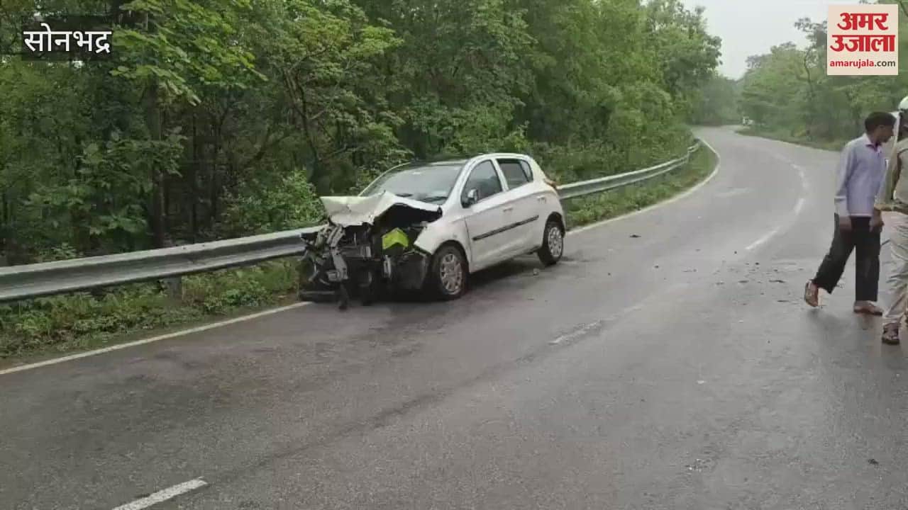 commotion after Bolero and car collided in Sonbhadra seven people were injured