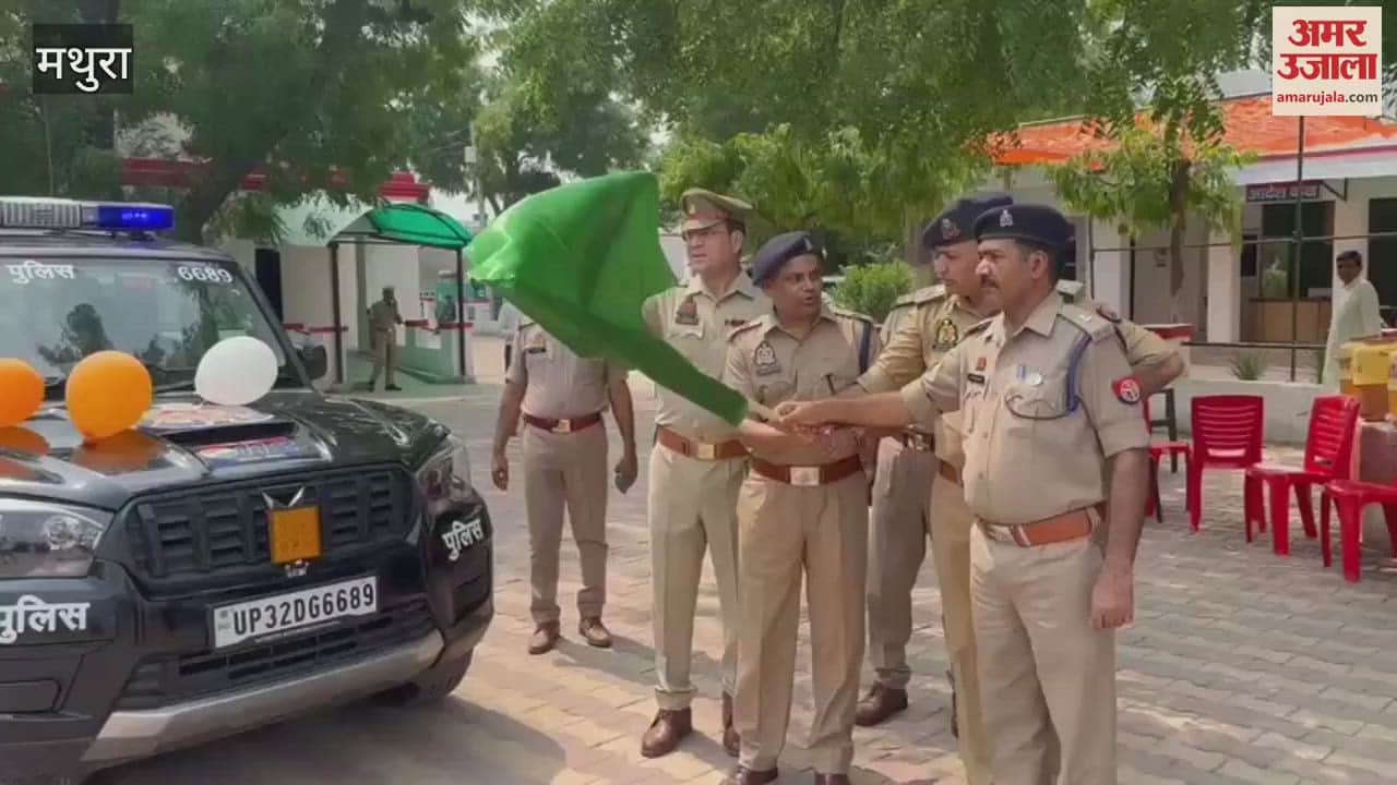 Mathura 13 new Scorpios added to Dial 112 fleet