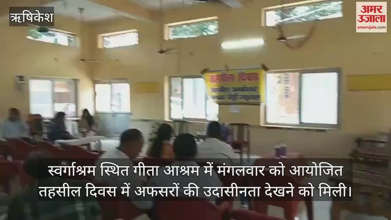 Two complainants reached Tehsil Diwas, officers were absent Rishikesh News
