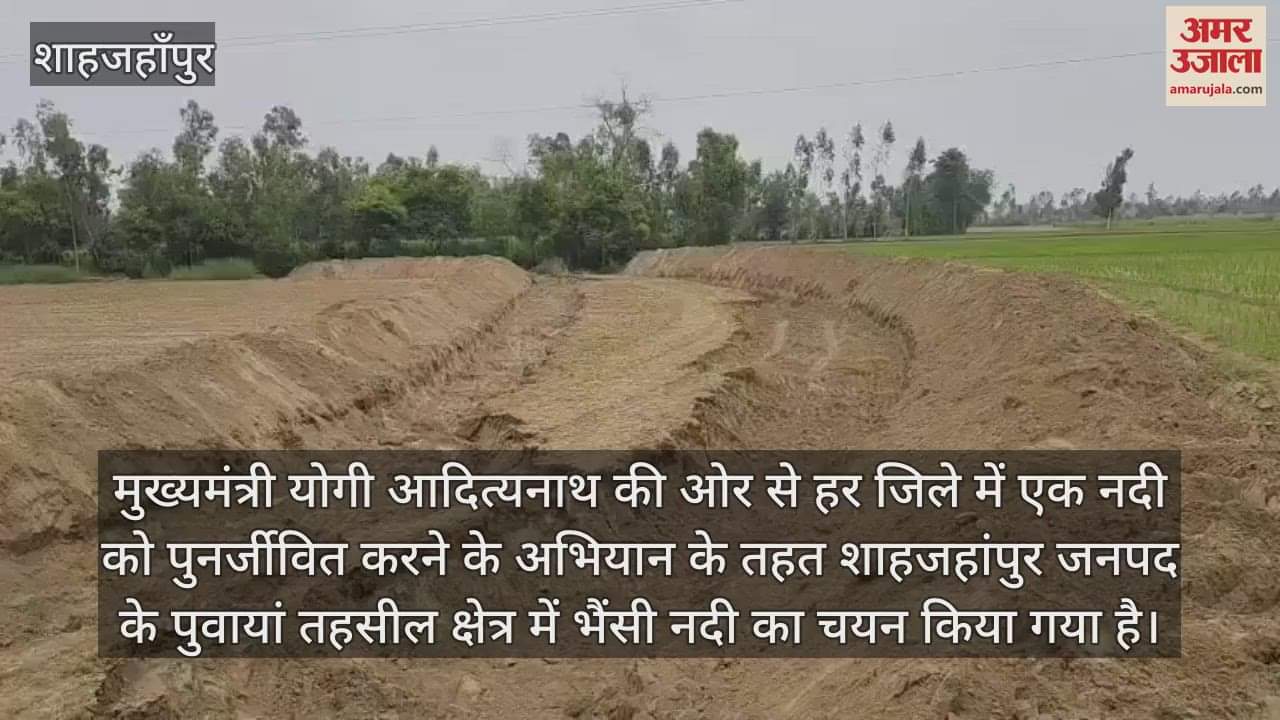 land of Bhainsi river was occupied in Shahjahanpur