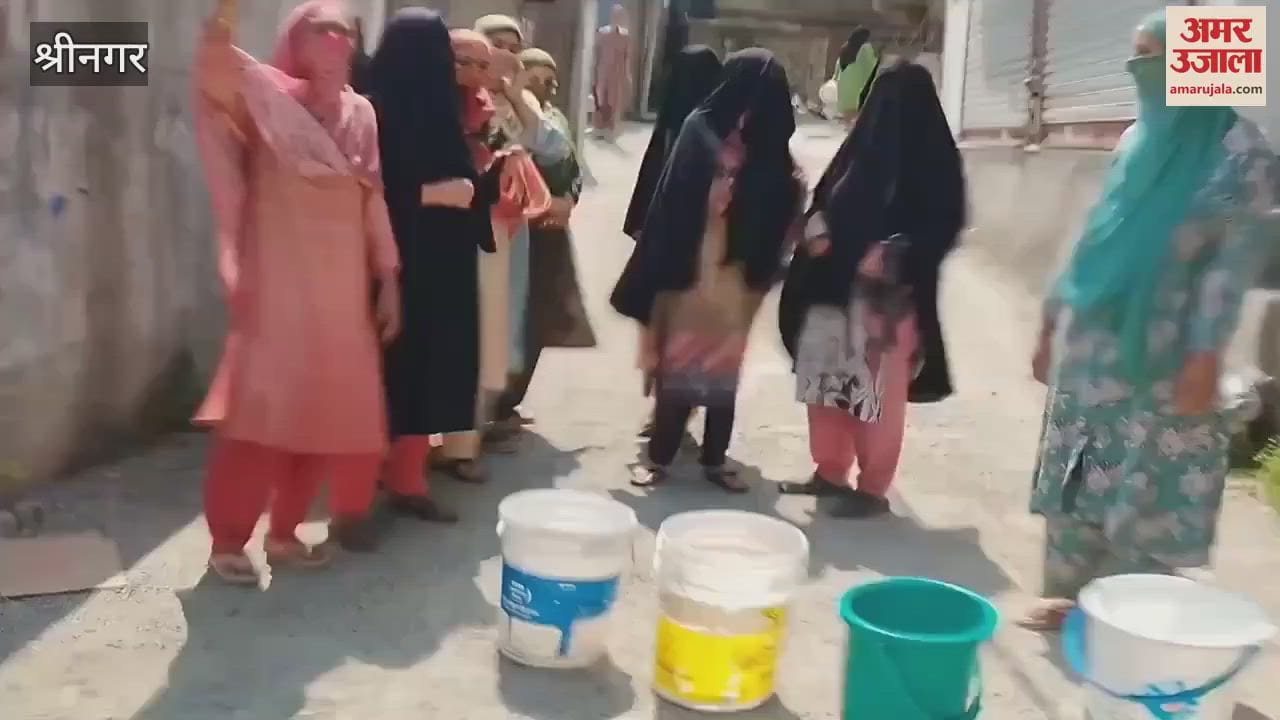 Residents of Ganie Mohalla Bongam, Shopian Protest Over Acute Water Shortage