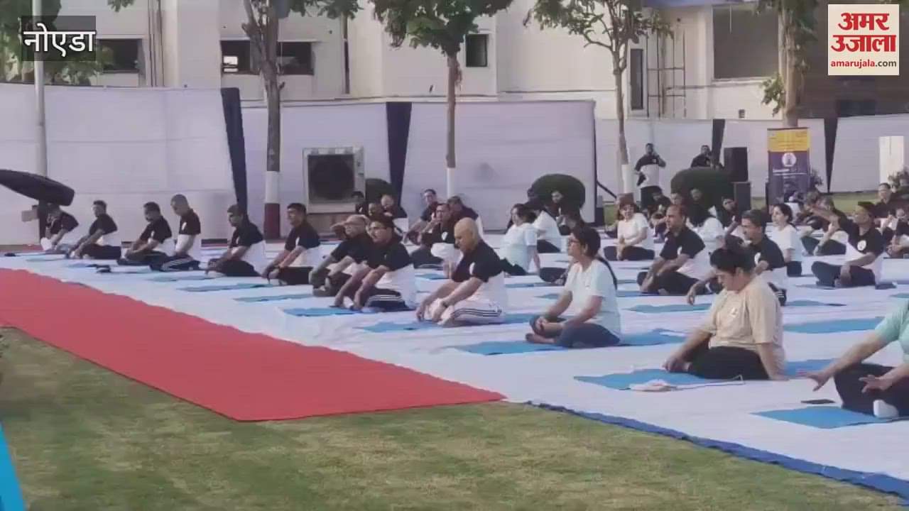 Yoga at Indian Coast Guard Campus Sector 24, Noida