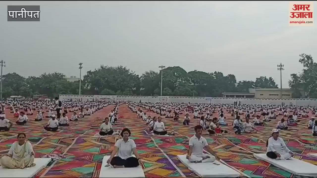 International Yoga Day organized at six places in Panipat