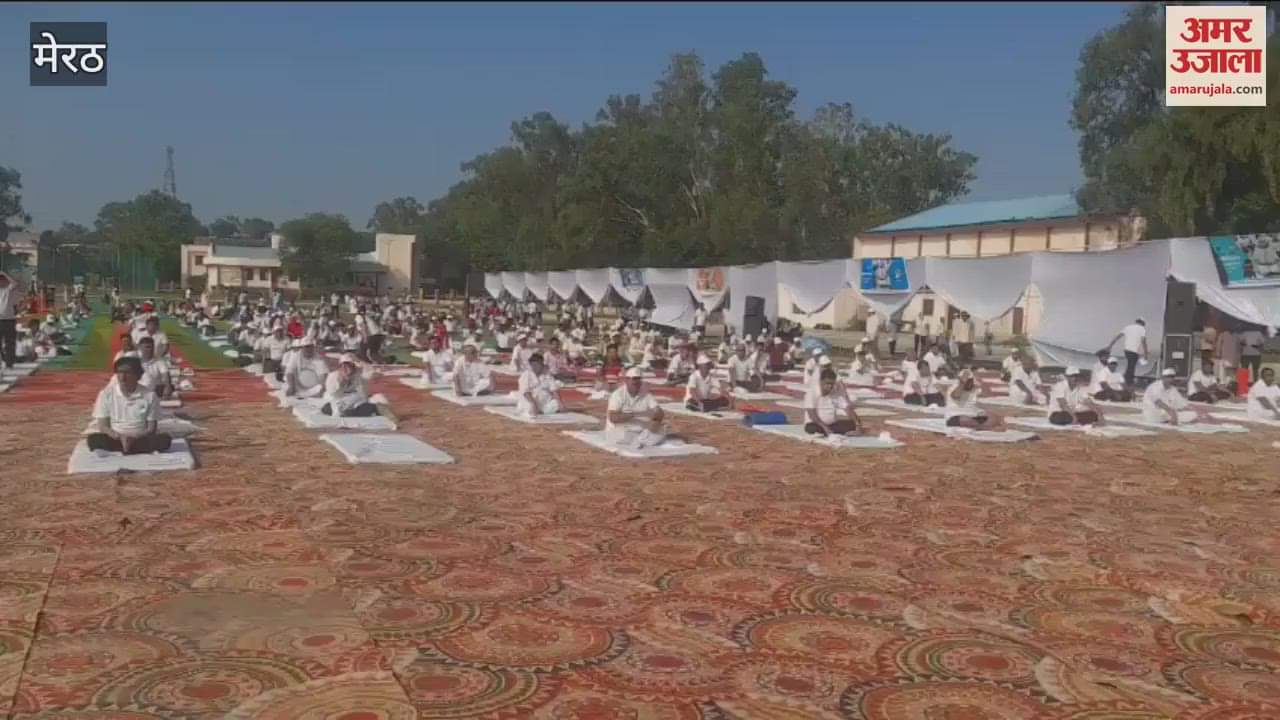 Yoga at CCSU Campus on International Yoga Day