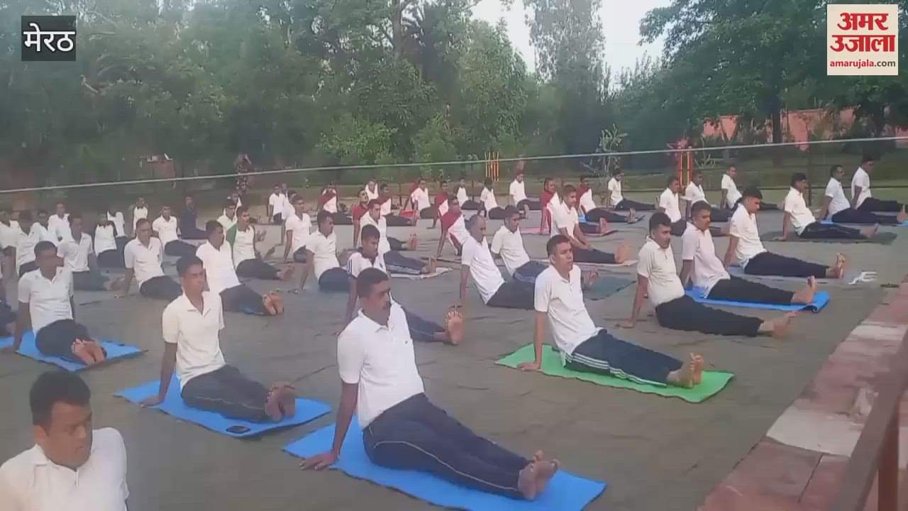 Yoga at Biodiversity park in Kankarkheda Meerut