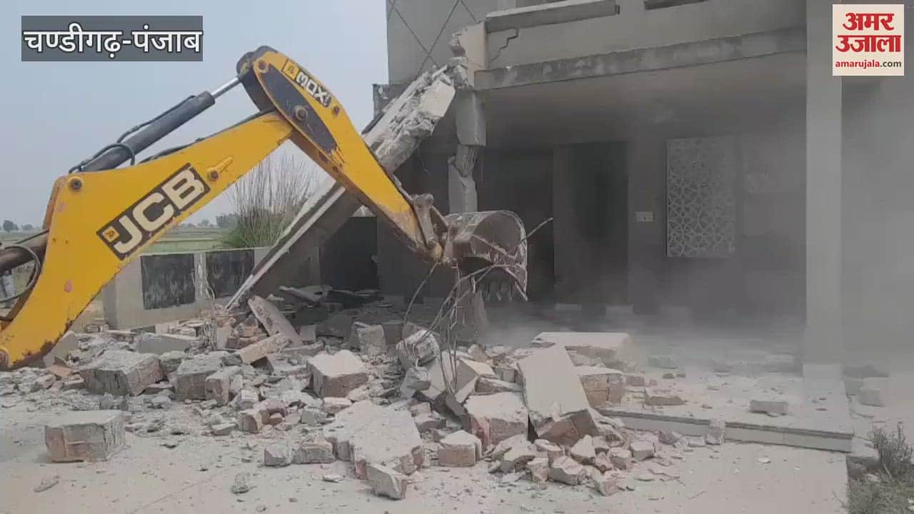 Drug smuggler wo brothers house demolished in Firozepur