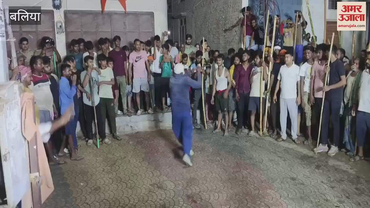 second procession of Laxman Akhara took place amidst tight security in Ballia